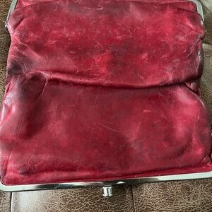 Pink Lauren hobo wallet